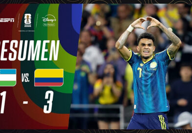 LUCHO DÍAZ MARCÓ EN EL TRIUNFO VITAL DE COLOMBIA | Uzbekistán 1-3 Colombia | RESUMEN