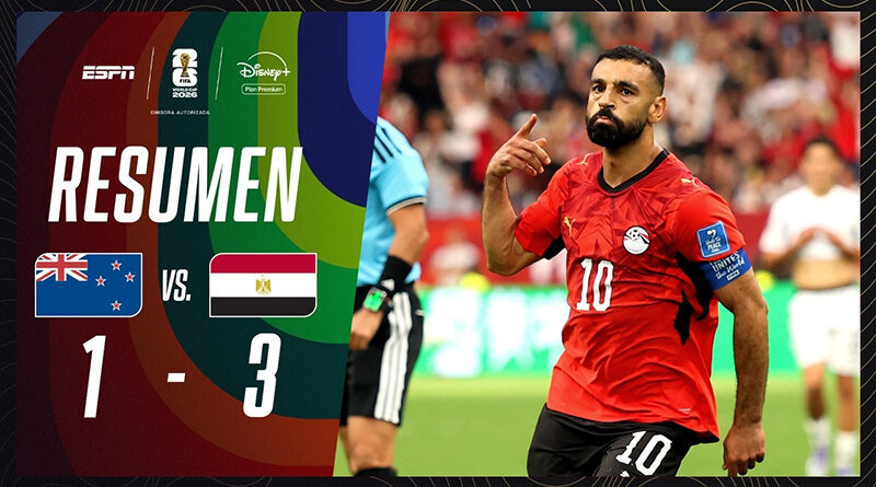 Tin Payne metió asistencia, pero no pudo con Mo Salah| Nueva Zelanda 1-3 Egipto | RESUMEN
