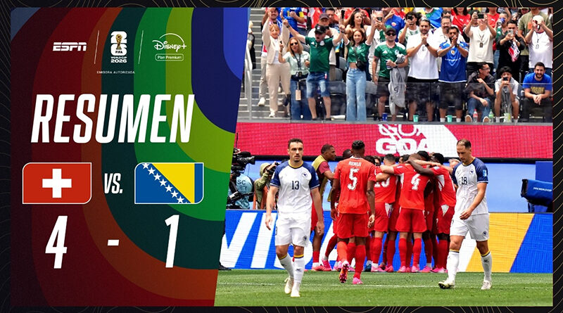UN FINAL A PURO GOLES Y GOLEADA DE SUIZA | Suiza 4-1 Bosnia y Herzegovina | RESUMEN
