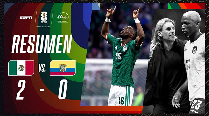 El sueño de Ecuador se terminó en México| México 2-0 Ecuador | RESUMEN