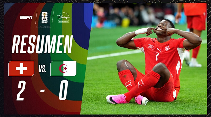 Suiza sacó boleto a 8vos de final | Suiza 2-0 Argelia | RESUMEN